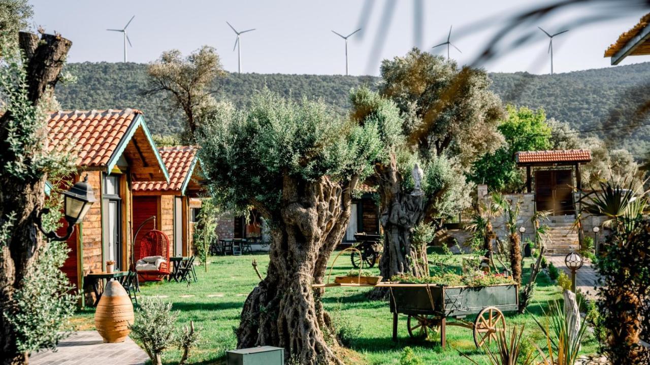Serender Bungalov Bed & Breakfast Foça Bagian luar foto